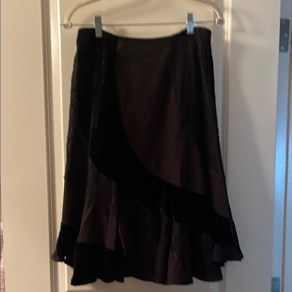 Style & Co. Black A-Line Skirt